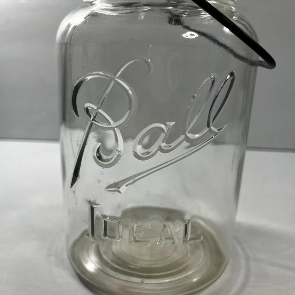 Ball Ideal Jar Glass Lid Wire Bale Clamp Closure Rubber Seal 1 Quart Canning - Picture 2 of 12